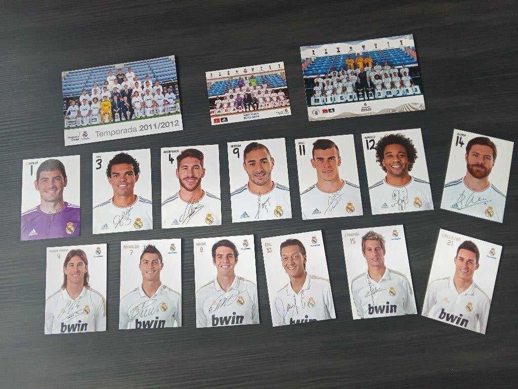 Gesigneerde 2011-2012 set spelerskaarten van Real Madrid, Sport en Fitness, Ophalen of Verzenden, Nieuw, Clubaccessoires