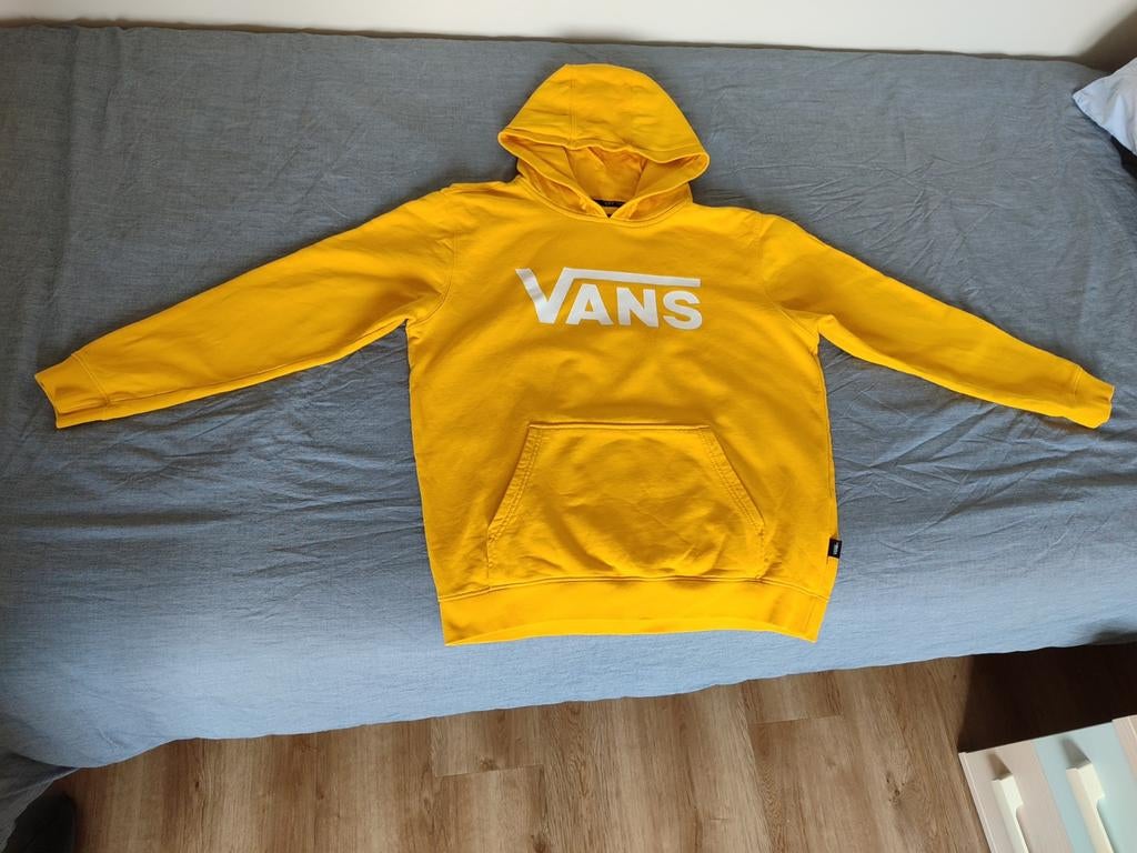 Gele hoodie van Vans, Kleding | Heren, Truien en Vesten, Ophalen, Zo goed als nieuw, Geel, Vans