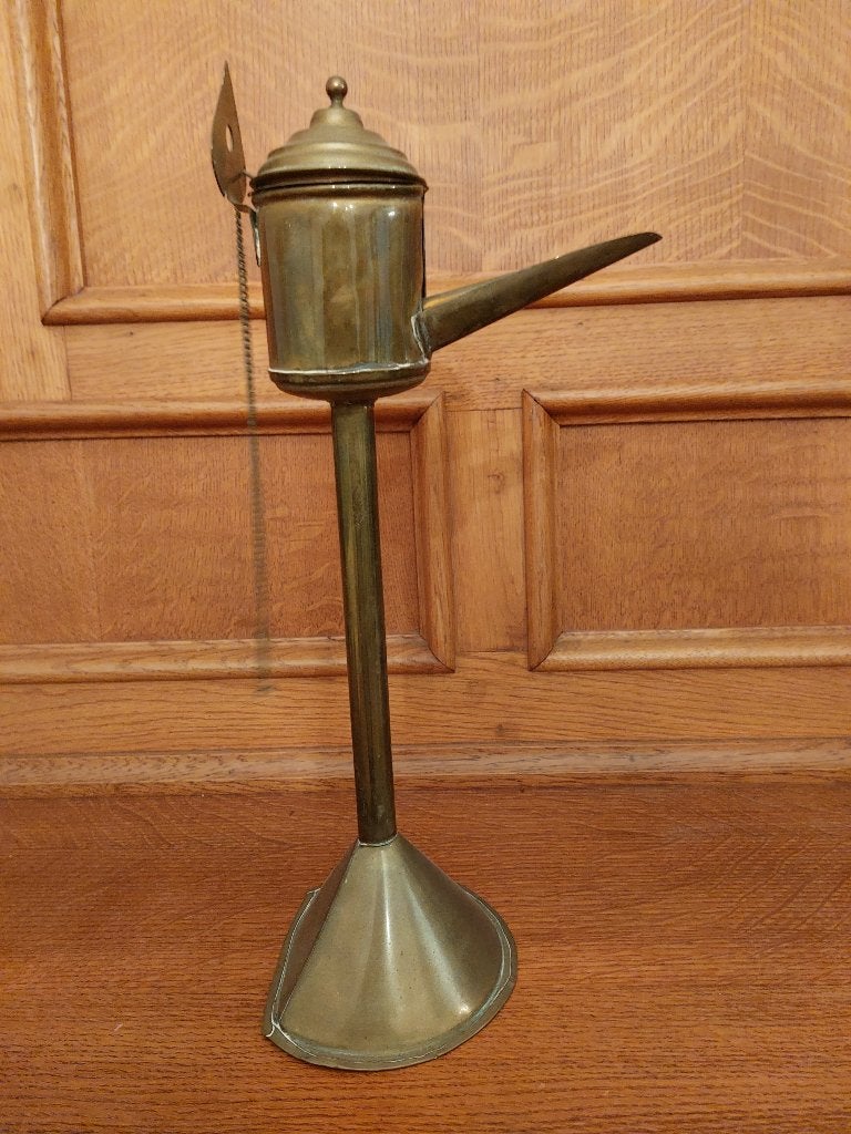 Set kannen en olielamp uit messing en koper, Ophalen of Verzenden, Koper