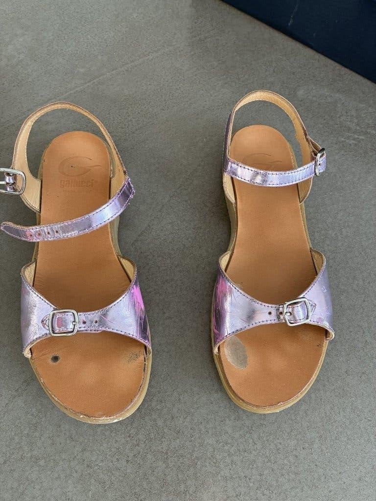Sandales lilas de Gallucci taille 36, Enlèvement ou Envoi, Comme neuf, Chaussures, Fille