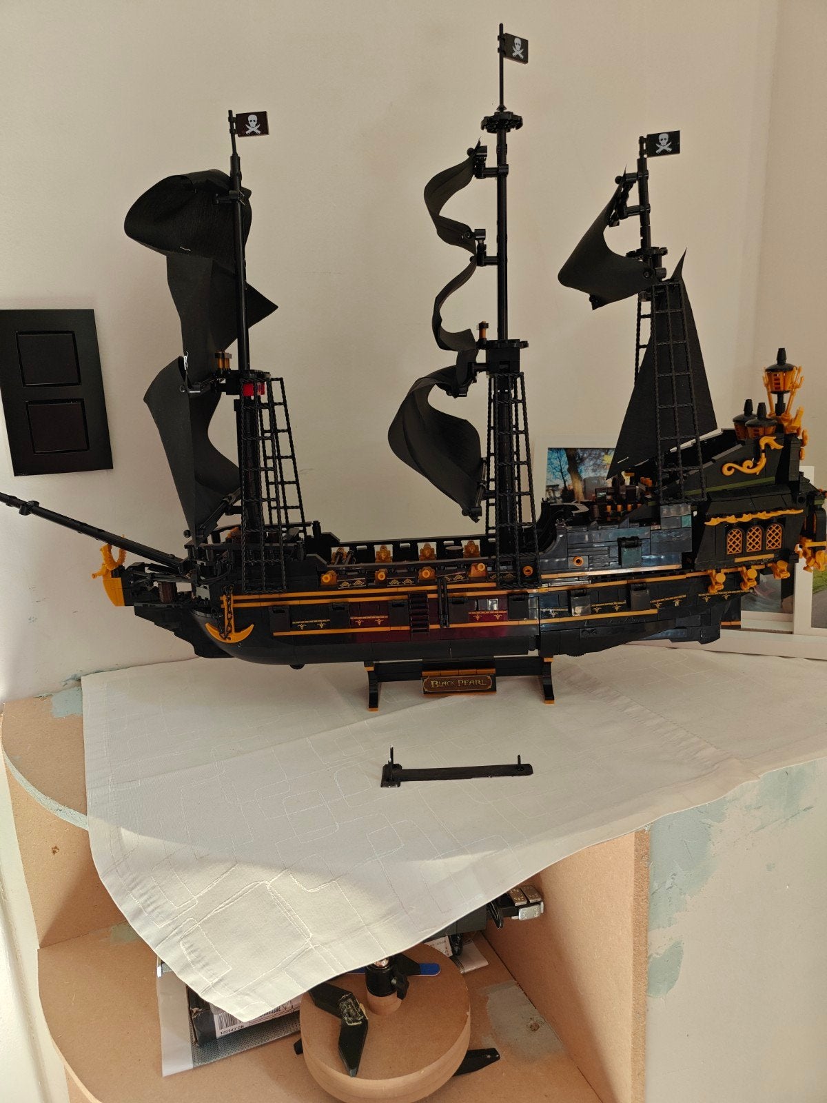 modelbouw the black pearl van temu maar is net hetzelfde, Hobby en Vrije tijd, Modelbouw | Boten en Schepen, Ophalen