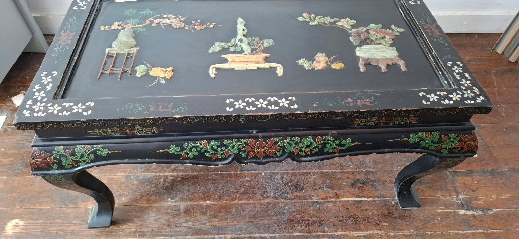 Table basse style chinois, Antiquités & Art, Enlèvement
