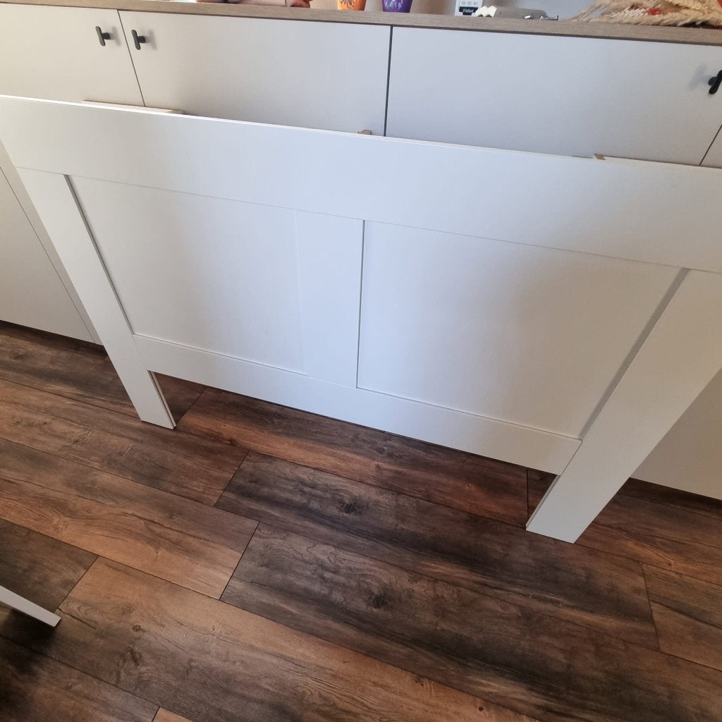 BRIMNES bedwand met opslagruimte IKEA, Huis en Inrichting, Ophalen, Overige materialen, Wit, Tweepersoons