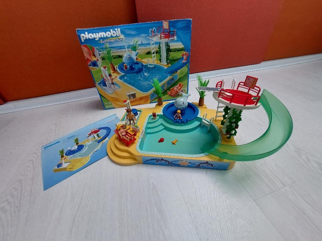 Piscine Playmobil 5433- Summer Fun, Enlèvement, Comme neuf, Ensemble complet