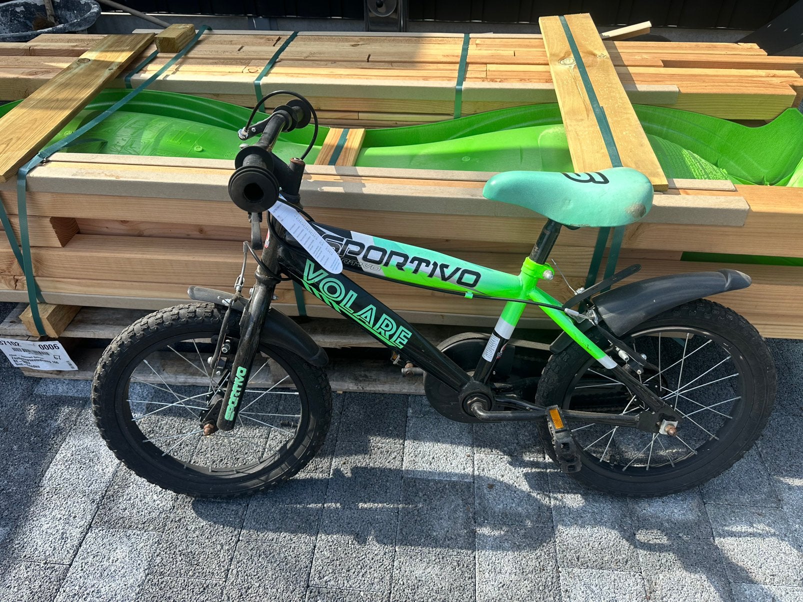 Kinderfiets, Ophalen, Gebruikt
