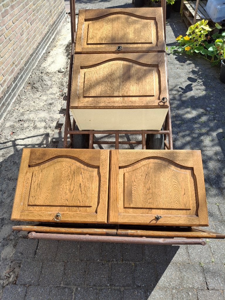Kastjes afkomstig van keuken, Ophalen, Gebruikt, Bruin, 50 tot 100 cm
