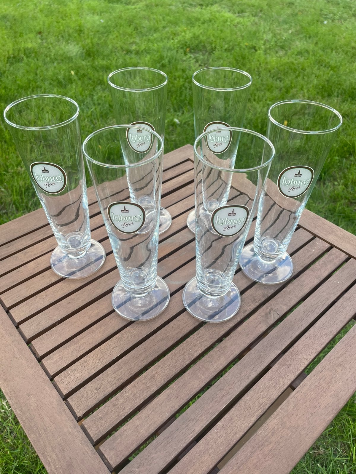 Loburg glazen, Enlèvement, Comme neuf, Verre à bière