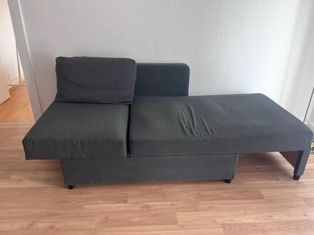 Canapé Ikea gris, 100 à 125 cm, Banc d'angle, 200 à 250 cm, Grijs