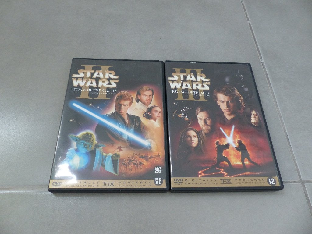 2 dvd's van Star Wars - perfecte staat, Cd's en Dvd's, Ophalen of Verzenden, Zo goed als nieuw, Actie