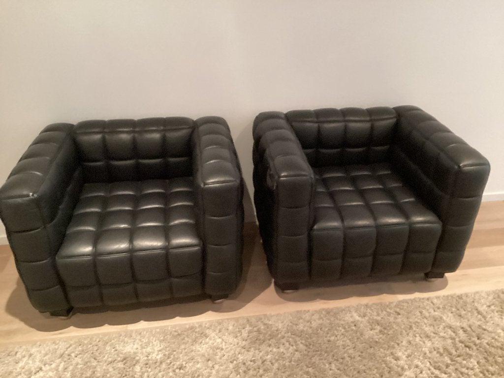 Hoffman stijl GRATIS design zetels 2 stuks, Huis en Inrichting, Gebruikt, Eenpersoons, Design, 75 tot 100 cm