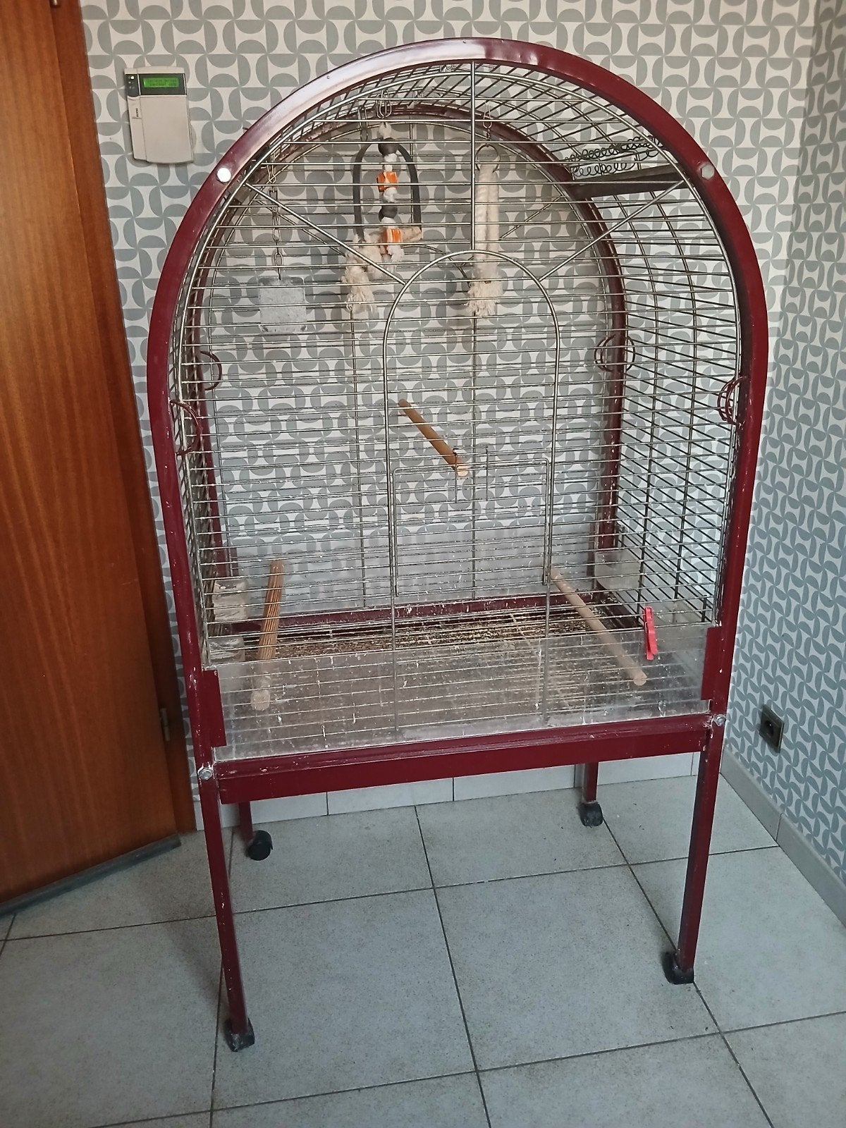 cage à oiseaux, Animaux & Accessoires, Enlèvement, Utilisé, Aluminium, Cage à oiseaux