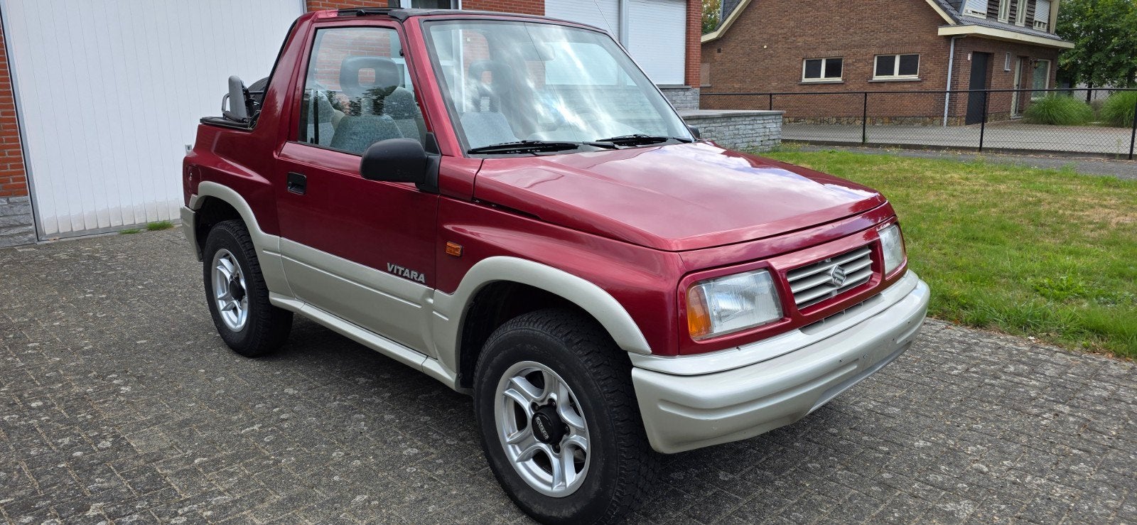 Suzuki Vitara Cabrio 4x4 / 035.000km / 1ste EIG TOPSTAAT, Auto's, Suzuki, Cabriolet, 1600 cc, Bedrijf, Handgeschakeld