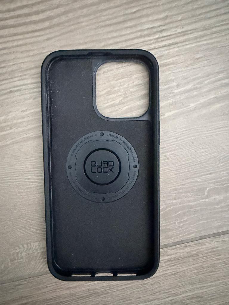 quadlock case voor iphone 14 pro max, Télécoms, Supports de téléphone, Enlèvement, Utilisé, Vélo