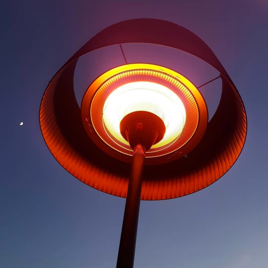terrasverwarmer, Tuin en Terras, Ophalen, Zo goed als nieuw, Elektrisch, Parasol