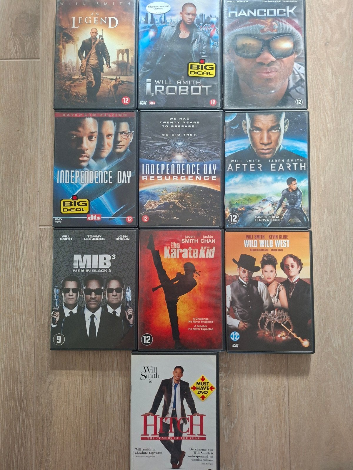 Mooie filmcollectie DVD's – Will Smith & Jaden Smith (10 top, Cd's en Dvd's, Engels, Nederlands, Actie, Ophalen of Verzenden