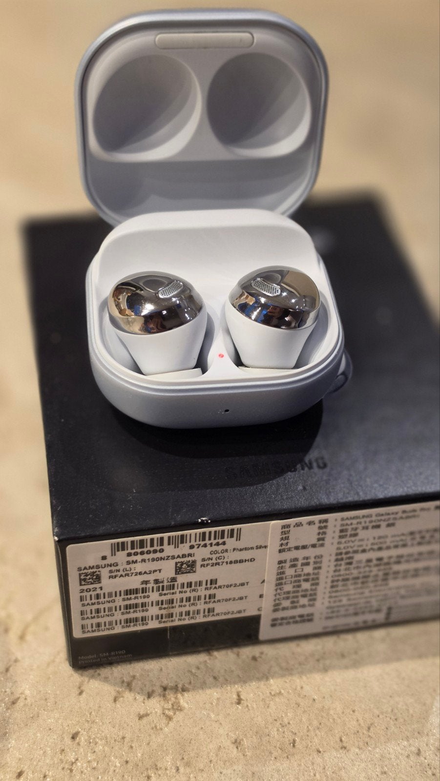 Galaxy buds pro, Comme neuf, Intra-auriculaires (Earbuds), Indicateur de batterie, Samsung