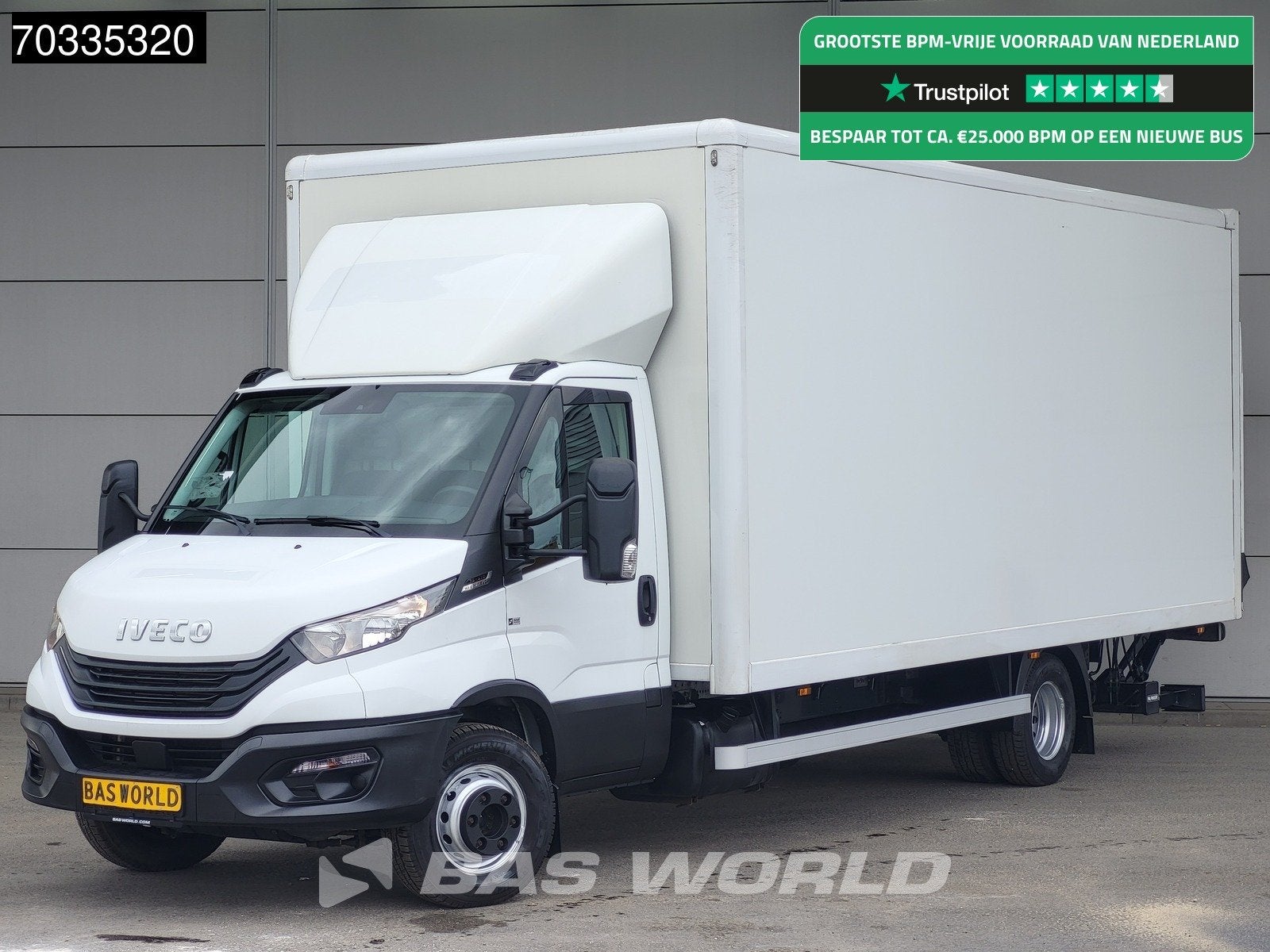 Iveco Daily 72C21 3.0L Automaat 1000KG Laadklep Luchtvering, Achat, Euro 6, Entreprise, 210 ch