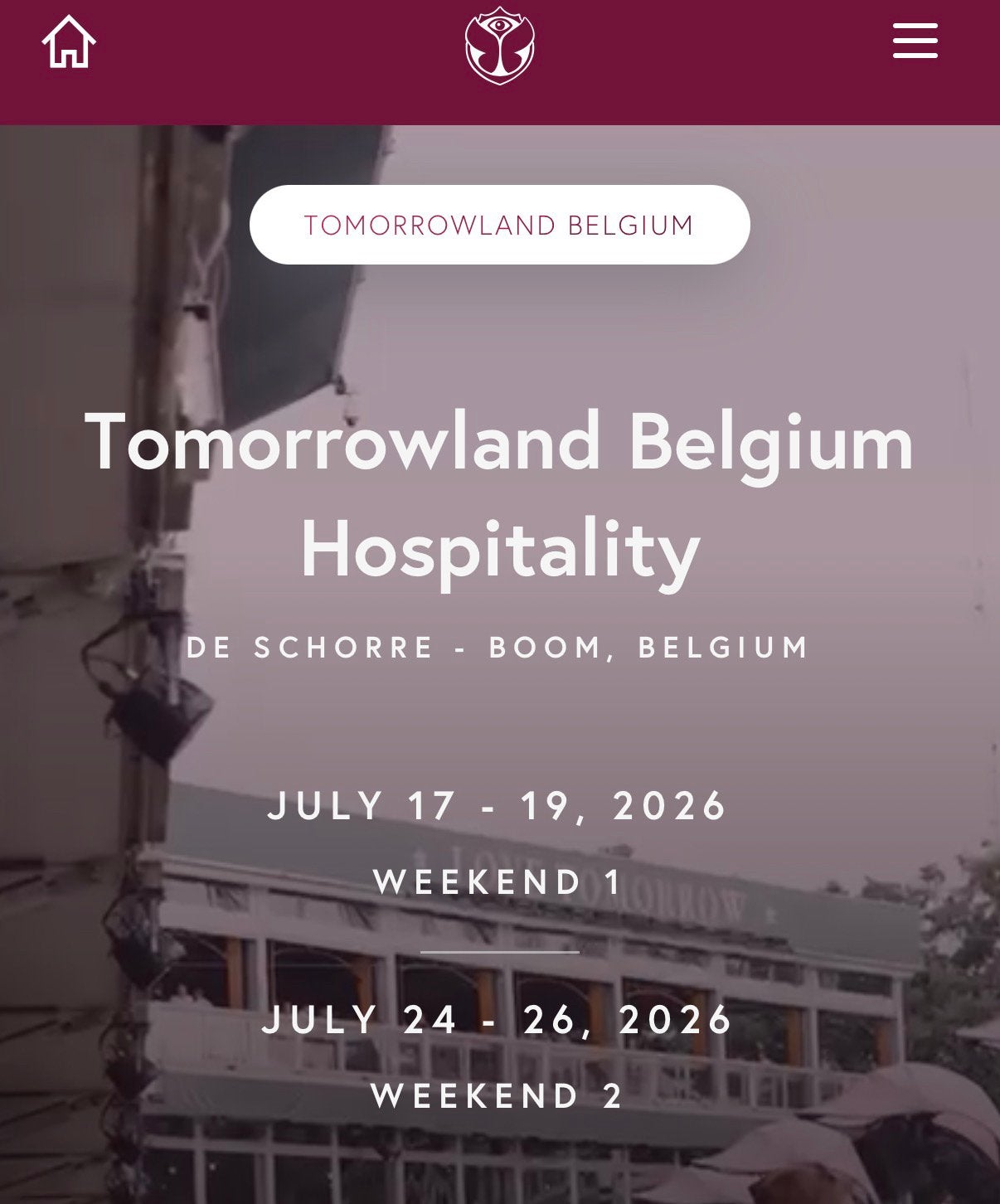 VIP B2B Tomorrowland, Tickets & Billets, Événements & Festivals