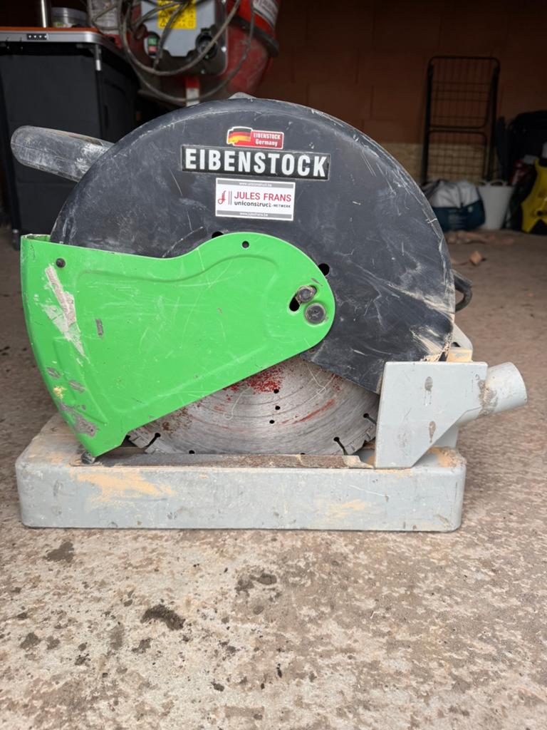 Eibenstock steenzaag, Ophalen, Gebruikt
