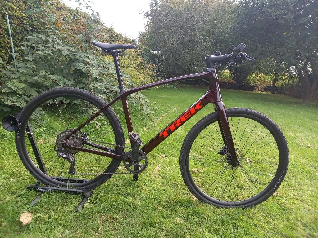 Trek FX Sport 5 maat L - carbon, Fietsen en Brommers, Ophalen, Zo goed als nieuw, Trek, Geen vering