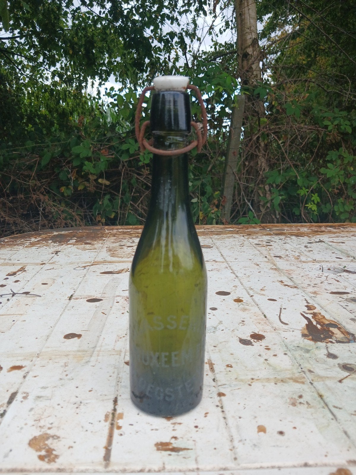 Ancienne brasserie de bouteilles de bière vintage Vanuxeem P, Enlèvement ou Envoi