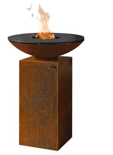 PLANCHA wood BBQ met deksel, Enlèvement, Comme neuf