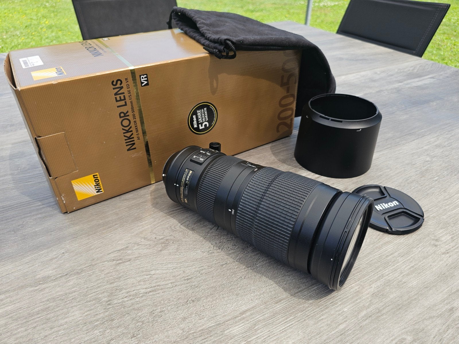 Nikkor 200 500mm f5.6 ED VR, TV, Hi-fi & Vidéo, Photo | Lentilles & Objectifs, Enlèvement, Utilisé, 500 mm, Monture Nikon F