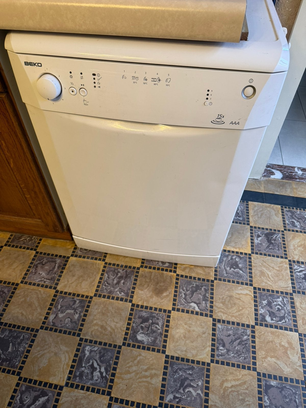 Staande afwasmachine  beko, Elektronische apparatuur, Ophalen, Zo goed als nieuw, Inbouw