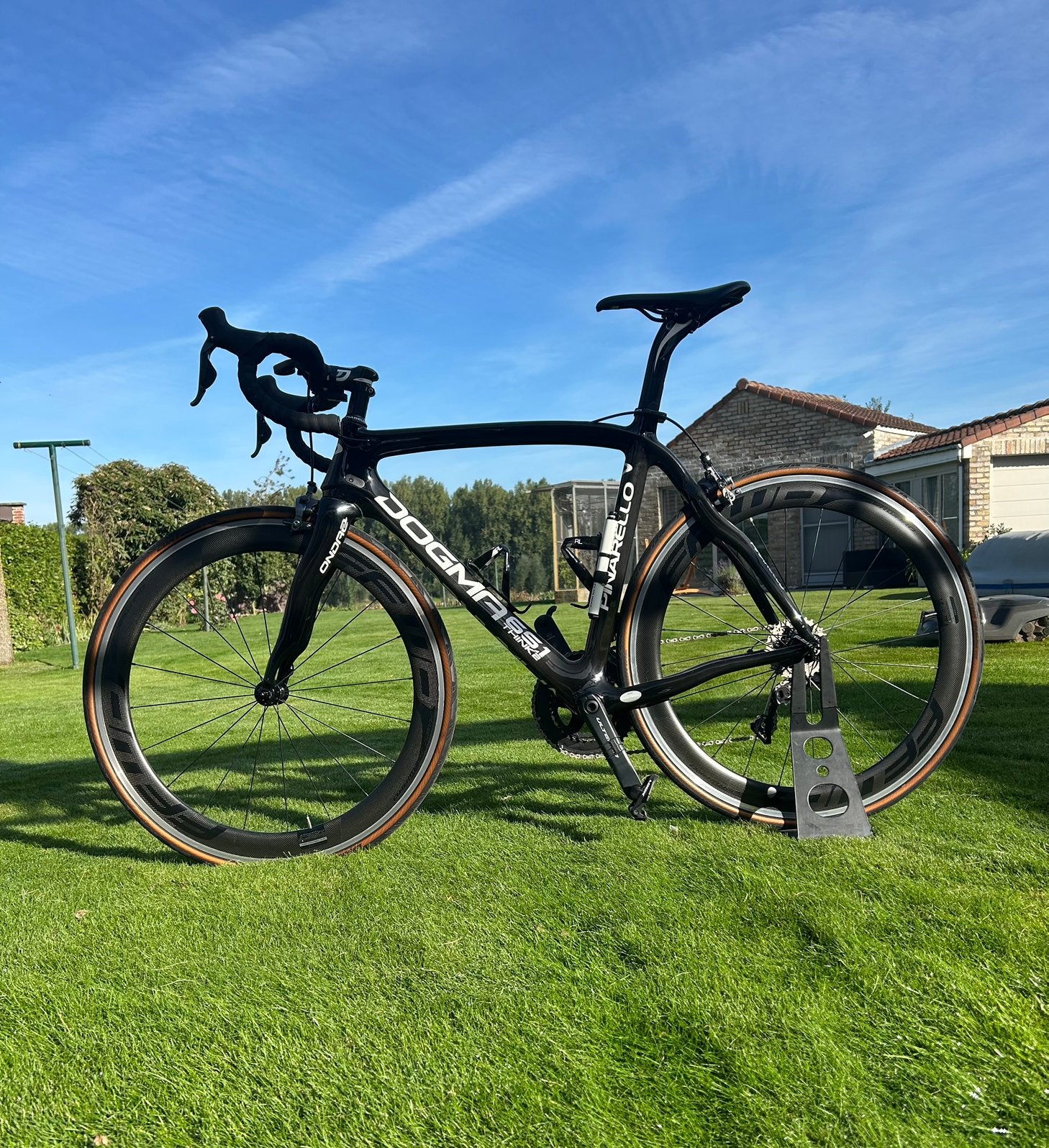 Full Carbon Di 2 Ultegra koersfiets Pinarello Dogma, Ophalen, Zo goed als nieuw, Carbon