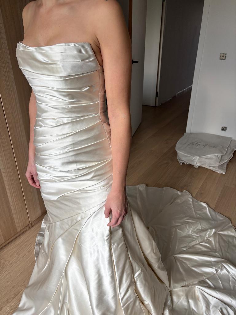 Prachtige trouwjurk!, Vêtements | Femmes, Vêtements de mariage & Accessoires de mariage, Neuf, Robe de mariée, Beige, Enlèvement