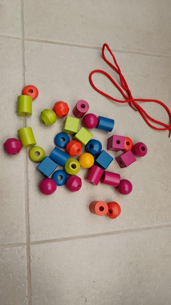 Houten eerste kralen, Kinderen en Baby's, Ophalen of Verzenden