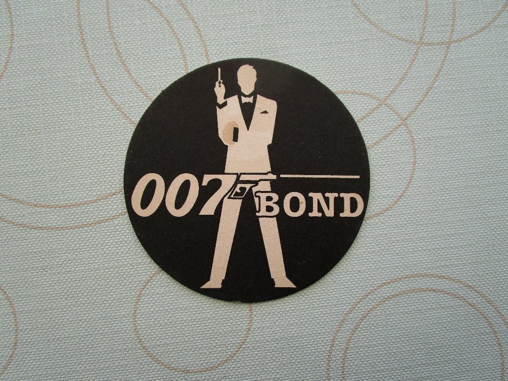 bierkaartje 007 Bond, Collections, Enlèvement, Utilisé, Film, Autres types