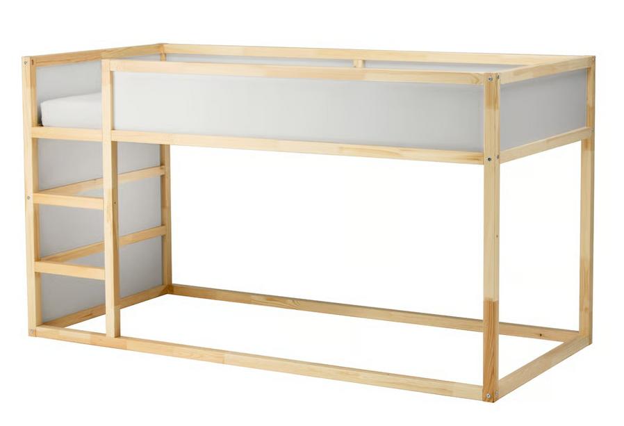 Kura omkeerbaar kinderbed, Ophalen, 85 tot 100 cm, Zo goed als nieuw, Matras