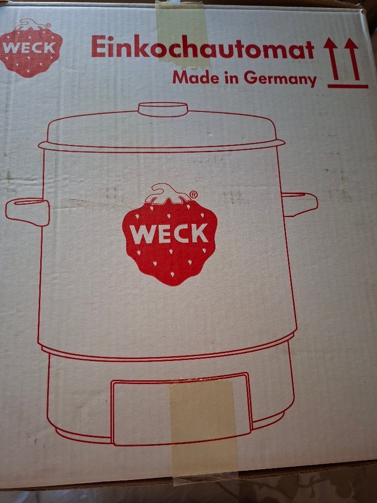 Inmaakketel Weck 29 liter, Huis en Inrichting, Keuken | Potten en Pannen, Ophalen, Overige typen, Nieuw, Met deksel