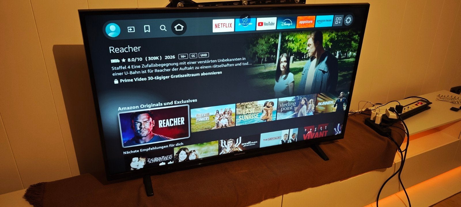 Grundig 49 VLX 6000, Audio, Tv en Foto, Televisies, Ophalen, LED, Zo goed als nieuw, 100 cm of meer