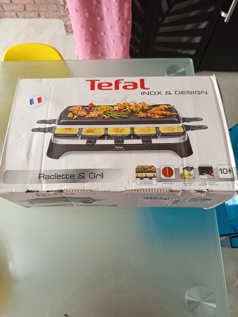 Raclette Tefal, Electroménager, Appareils à gourmet, Comme neuf, 8 personnes et plus, Enlèvement