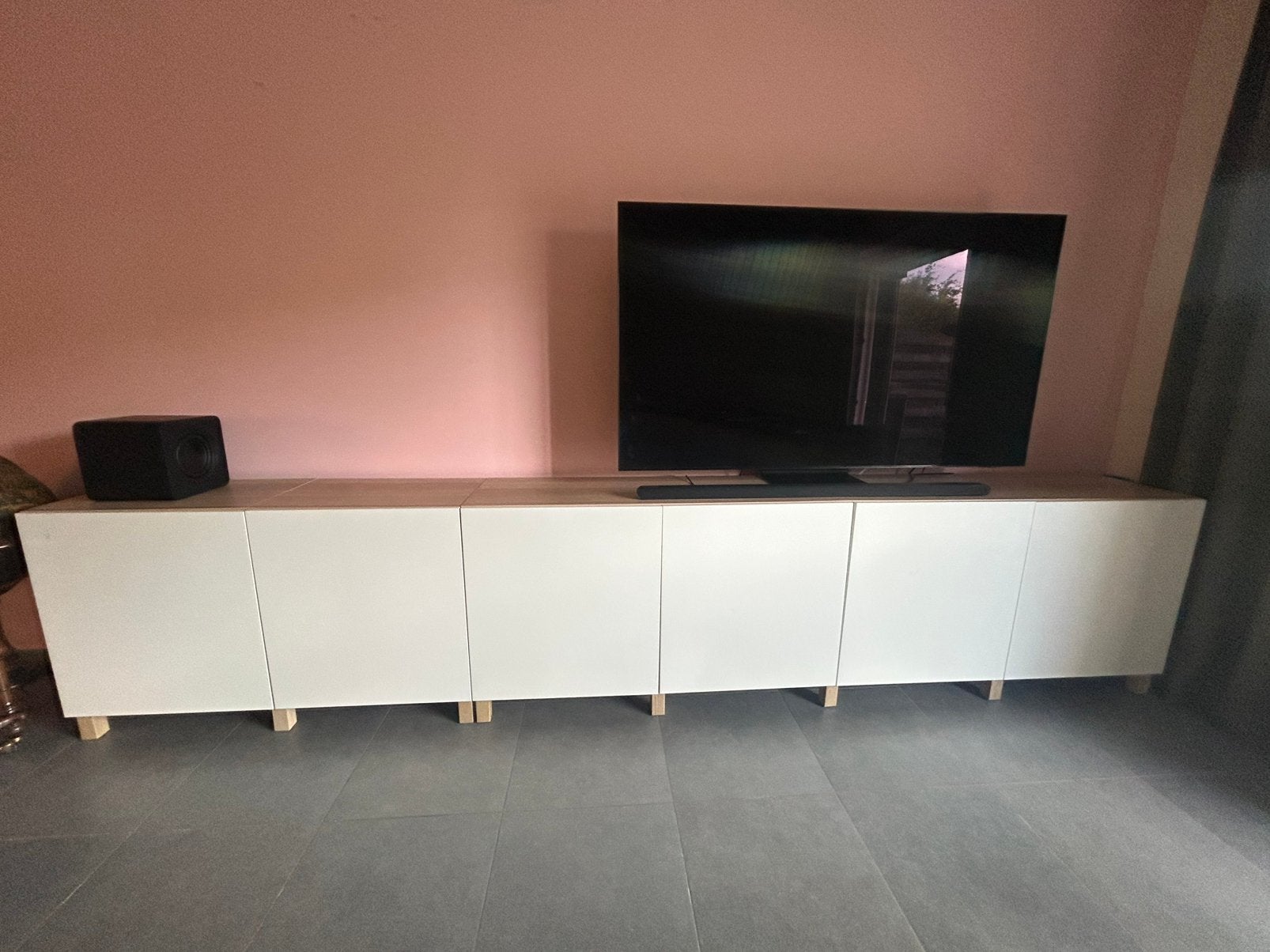 2x Bestå IKEA opbergkast (samen of apart te koop), Huis en Inrichting, Ophalen, 150 tot 200 cm, Eikenhout, Zo goed als nieuw