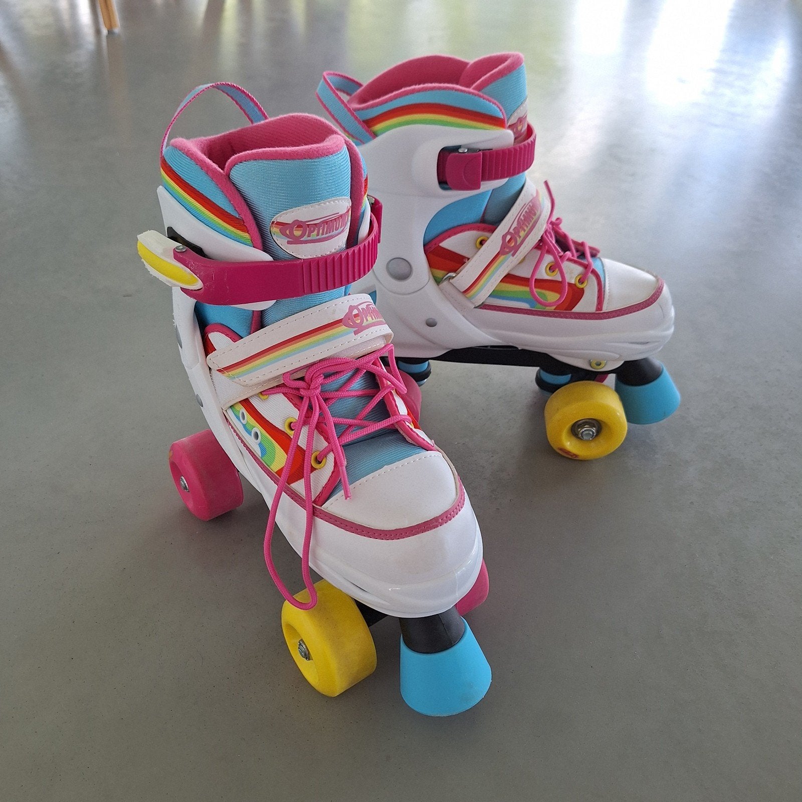 Rolschaatsen Optimum maat 36-39, Ophalen, Verstelbaar, Zo goed als nieuw