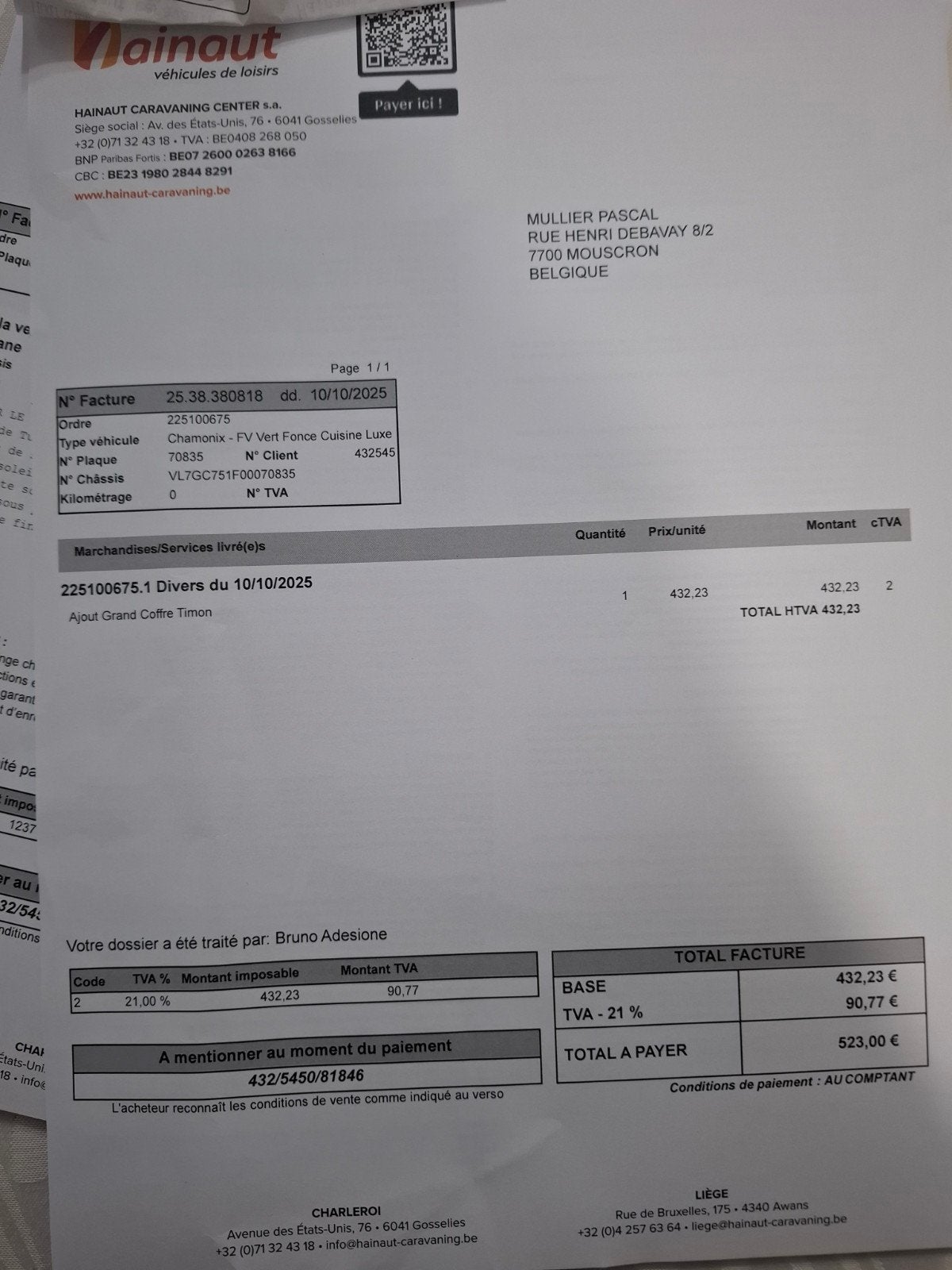 Tente remorque, Enlèvement, Utilisé, Plus de 6