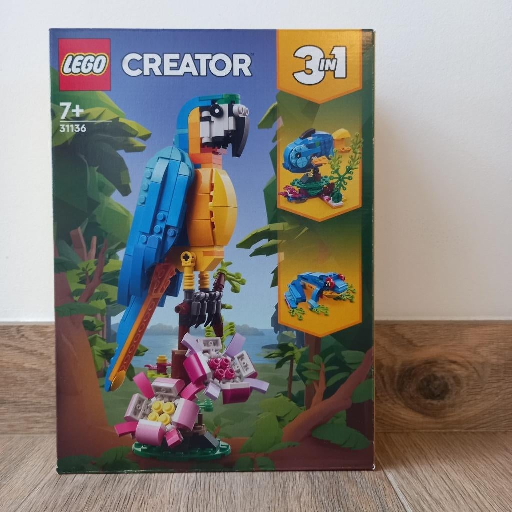 Lego 31136 papegaai creator, Kinderen en Baby's, Ophalen of Verzenden, Compleet, Lego, Creator