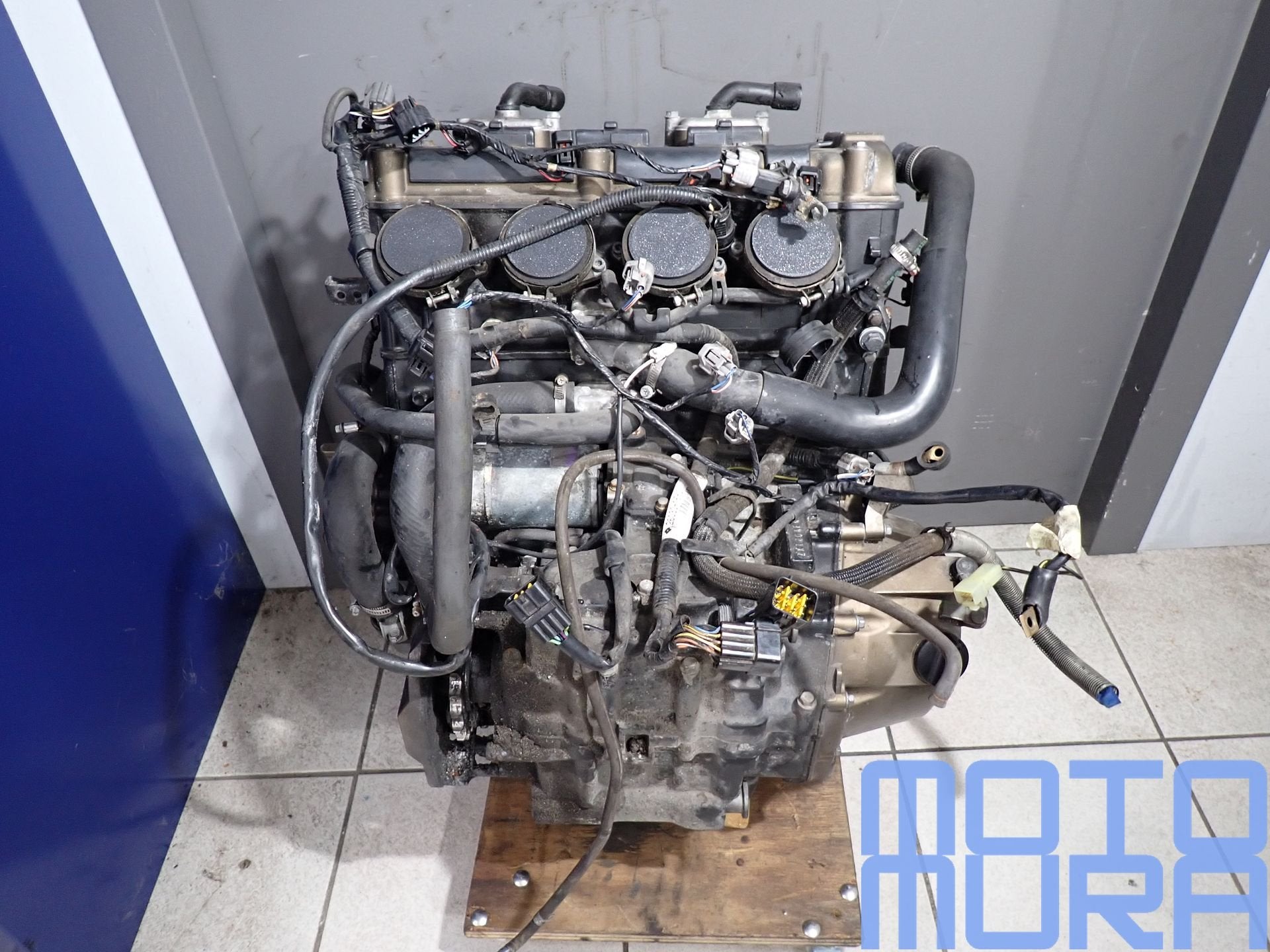 Kawasaki ZX12R 2002 - 2006 motorblok compleet motor engine b, Gebruikt, -, -, Ophalen of Verzenden