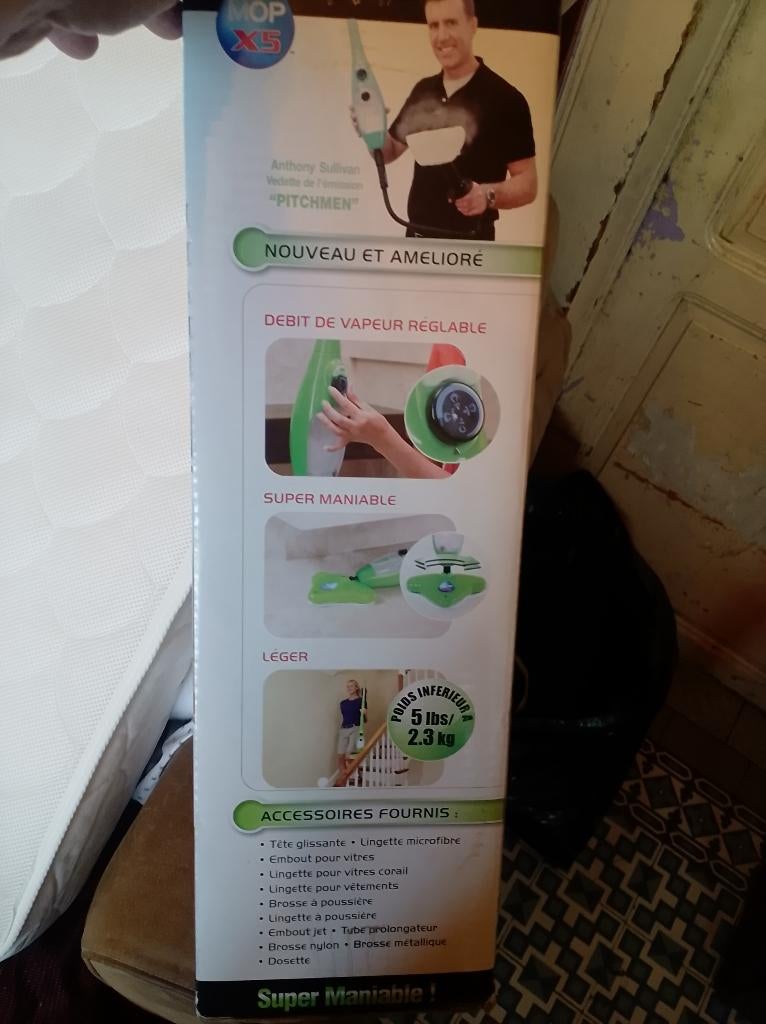 Nettoyeur vapeur 5en1, Electroménager, Enlèvement, Utilisé, Nettoyeur à vapeur