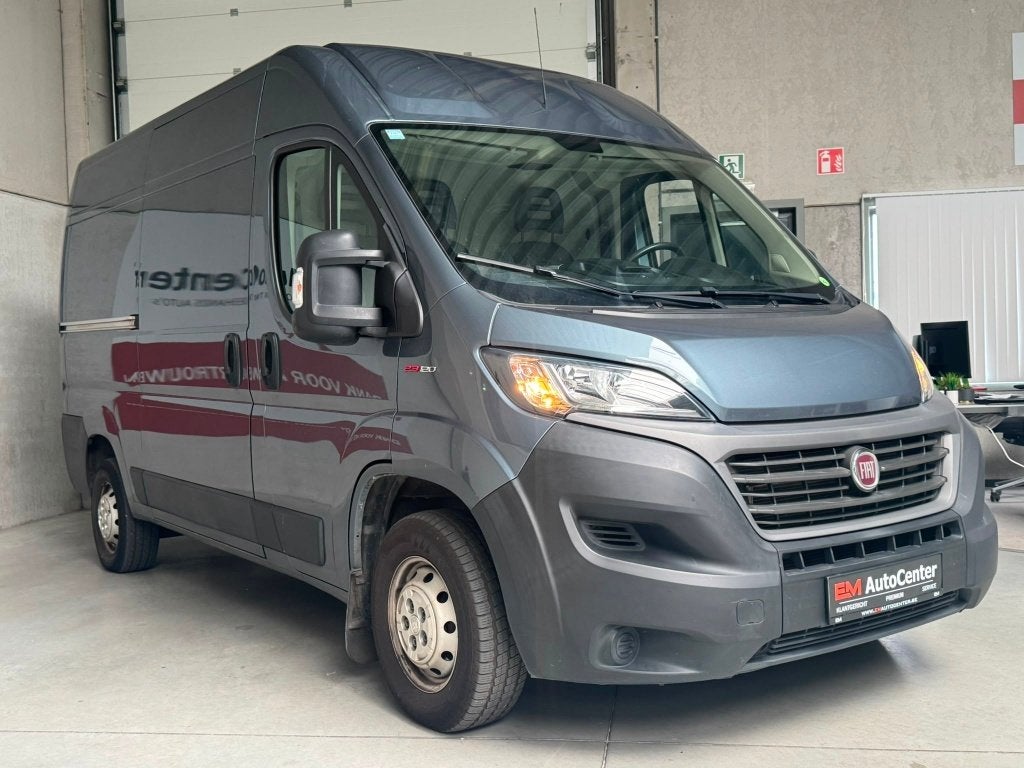 Fiat Ducato 2.3D L2H2 3Plaats-Airco-Camera-Cruise-Trekh-BTW, Auto's, Voorwielaandrijving, 4 deurs, Euro 6, Leder en Stof