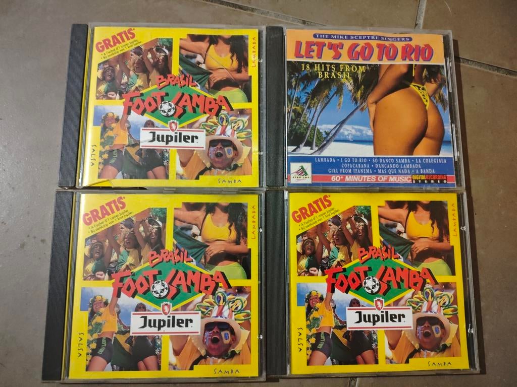 Lot cd's samba (5stuks), Ophalen of Verzenden, Zo goed als nieuw, Latijns-Amerikaans