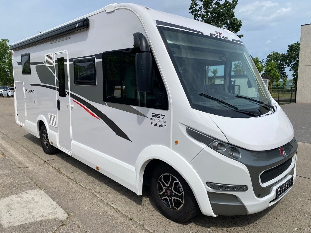Roller Team Zefiro 267 Integral Automaat, Caravans en Kamperen, Mobilhomes, Ringverwarming, Fiat, Fietsendrager, Diesel