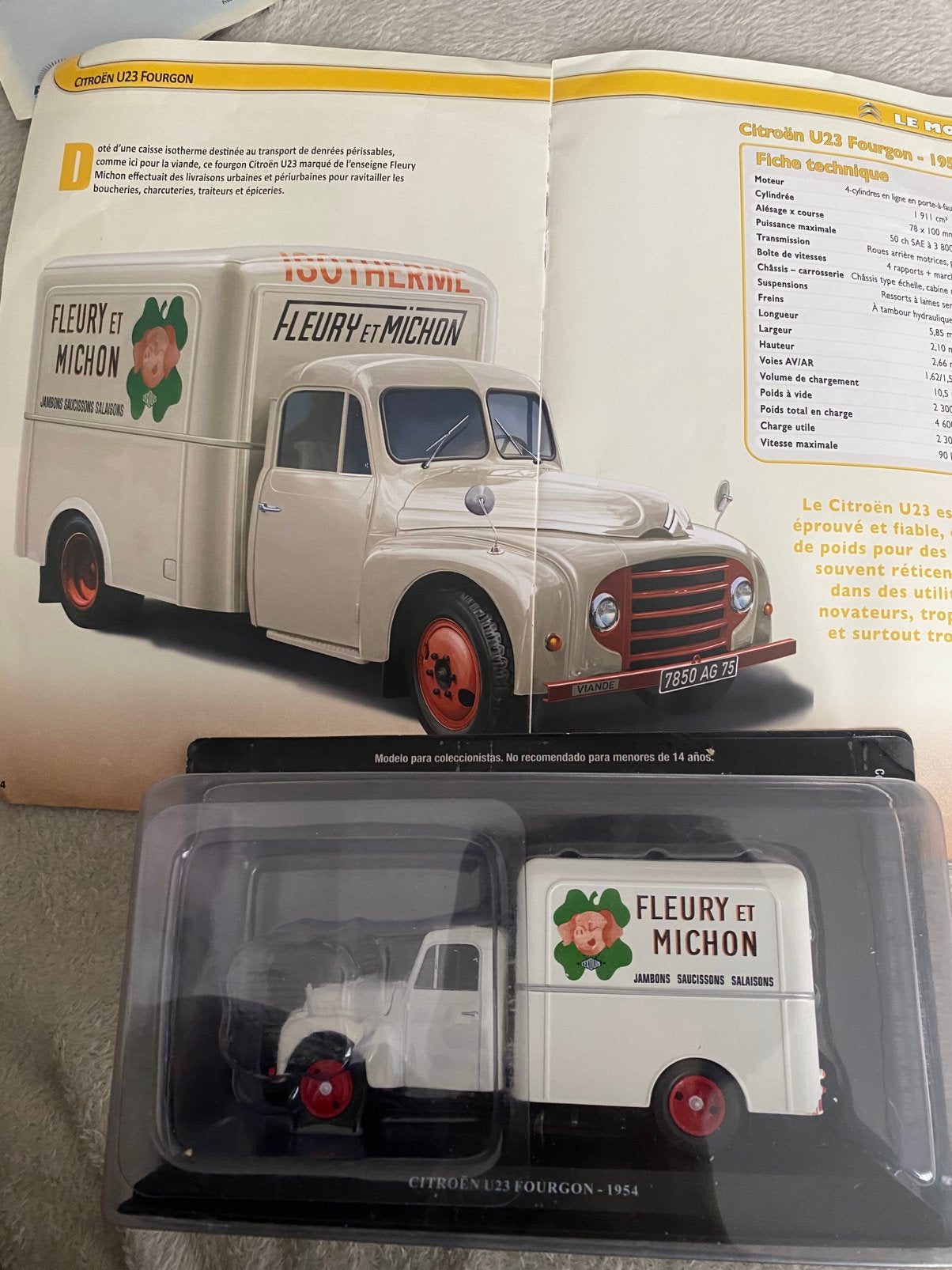 Citroën U23 Van 1954, Hobby en Vrije tijd, Verzenden, Zo goed als nieuw