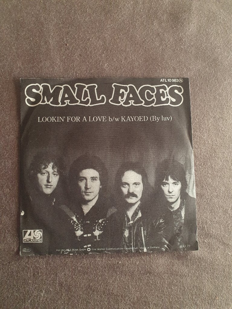 Small Faces – Lookin' For A Love BW Kayoed (By Luv) - 1977, 7 inch, Ophalen of Verzenden, Zo goed als nieuw, Pop