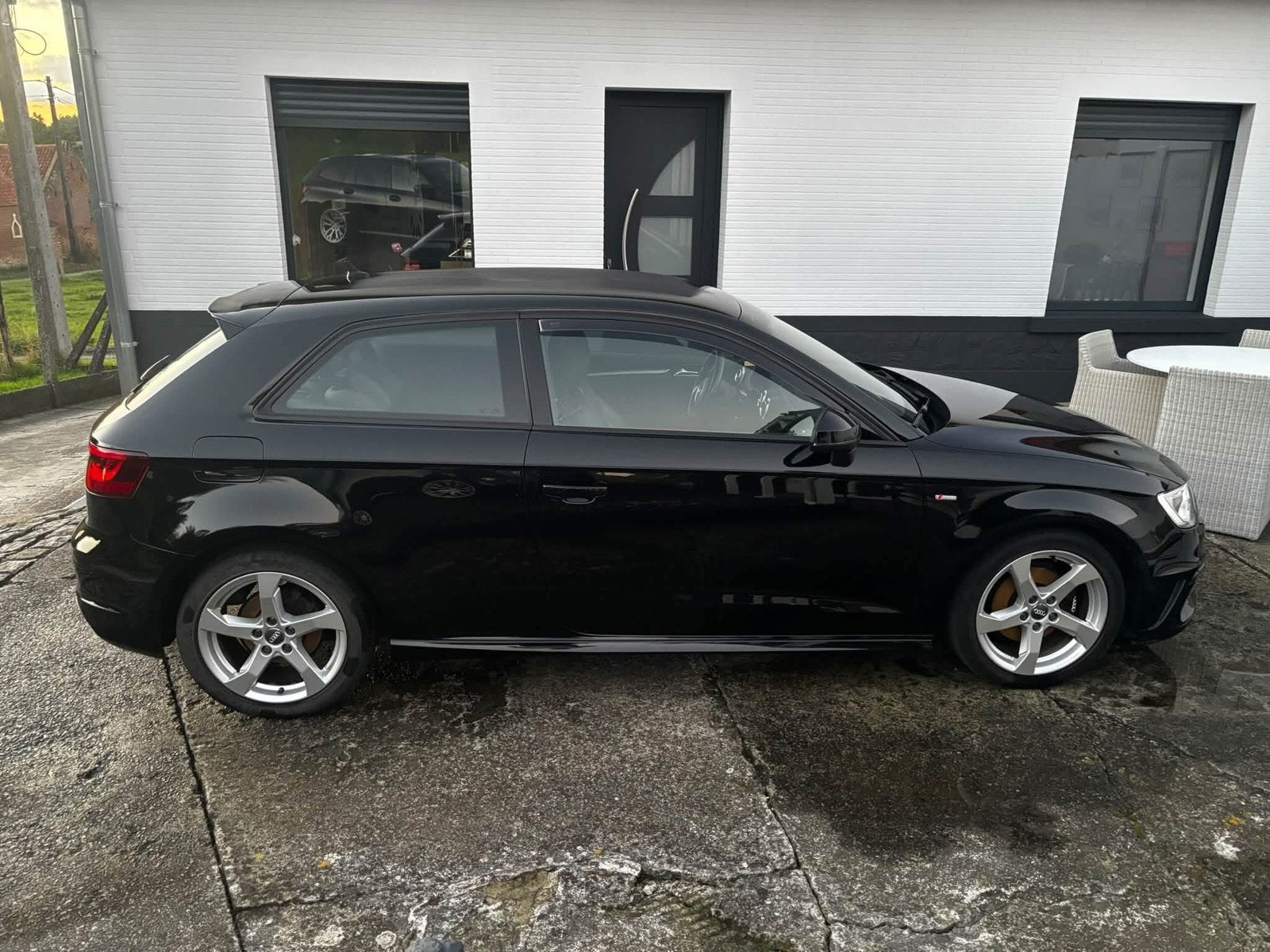 Audi A3 S-lijn, Auto's, Voorwielaandrijving, Zwart, 4 cilinders, 1600 cc