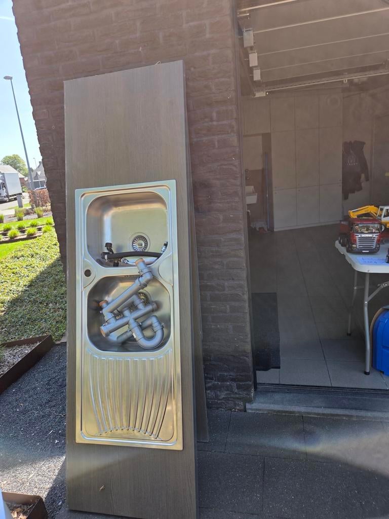 Werkblad keuken met spoelbak franke, Huis en Inrichting, Keuken | Keukenelementen, Ophalen