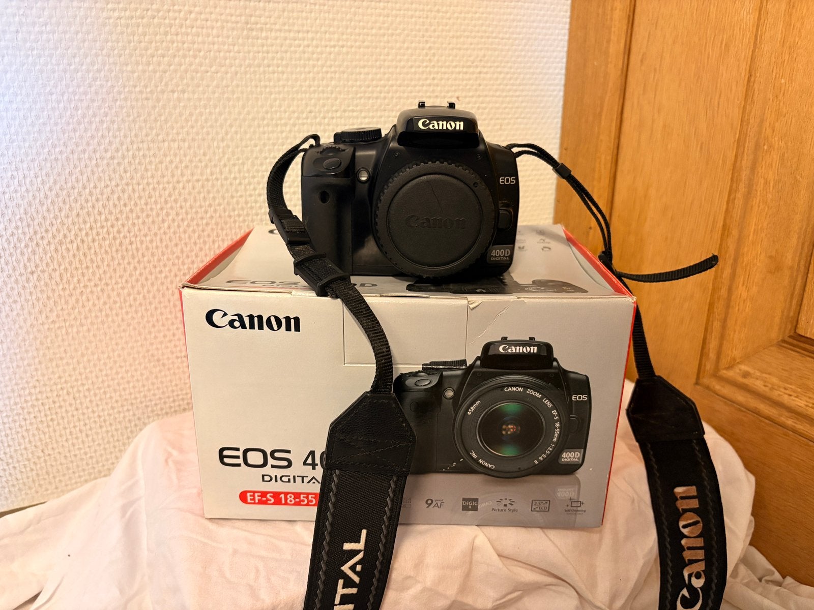 Canon EOS 400D DSLR + sac + accessoires, Enlèvement, Comme neuf, Canon